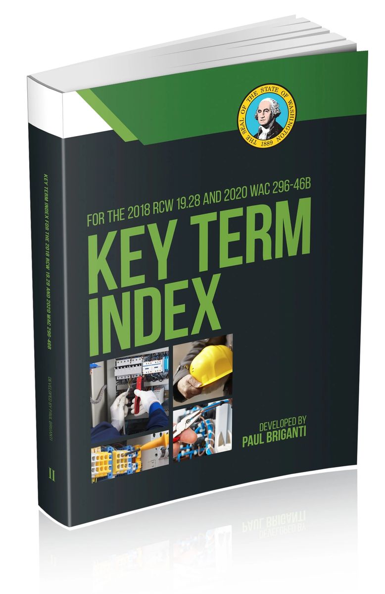 Key Term Index for the 2018 RCW 19.28 and 2020 WAC 29646B